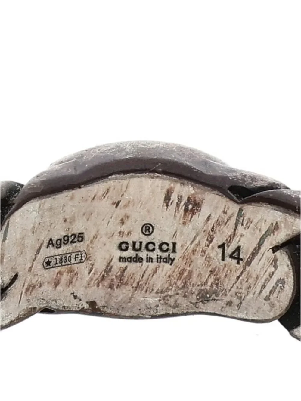 Gucci Interlocking Silver Ring